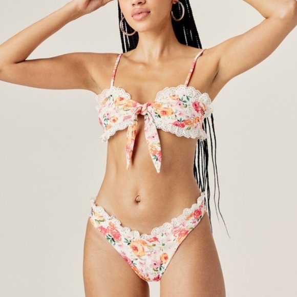 For Love And Lemons Other - 2 PIECE FOR LOVE & LEMONS Swim Top & Bottom set - Small